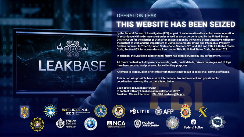 הארצות הברית ו‑Europol חשפו את LeakBase, אחד מהפורומים ההאקינג הגדולים בעולם עם 142 000 משתתפים