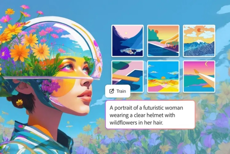 אדובי פיירלי מאפשרת כעת לאמן יוצר תמונות מבוסס בינה מלאכותית בעבודות האישיות שלך