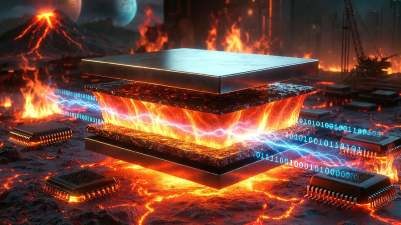 המדענים האמריקאים פיתחו זיכרון שפועל עד 700 °C – מתאים לונוס, למתקנים גרעיניים ולבינה מלאכותית