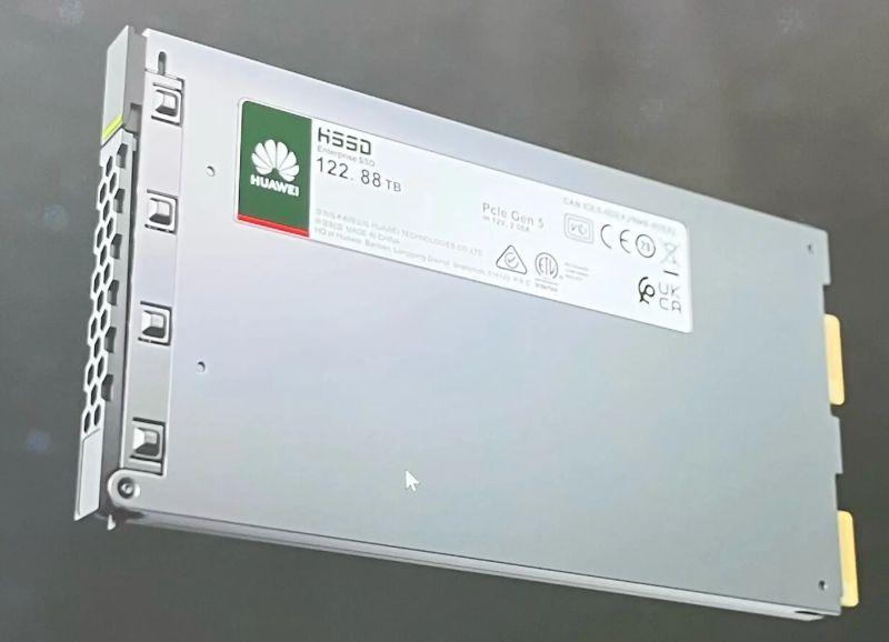 הואוויי פיתחה שיטה לייצור כונן SSD בנפח של 122 TB ללא שימוש בזיכרון פלאש מתקדמות