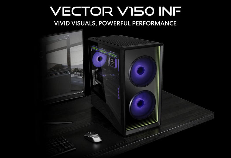 ליאן לי הציגה את המארז הקומפקטי החדש Vector V150 INF עם “מראה זרימה”.