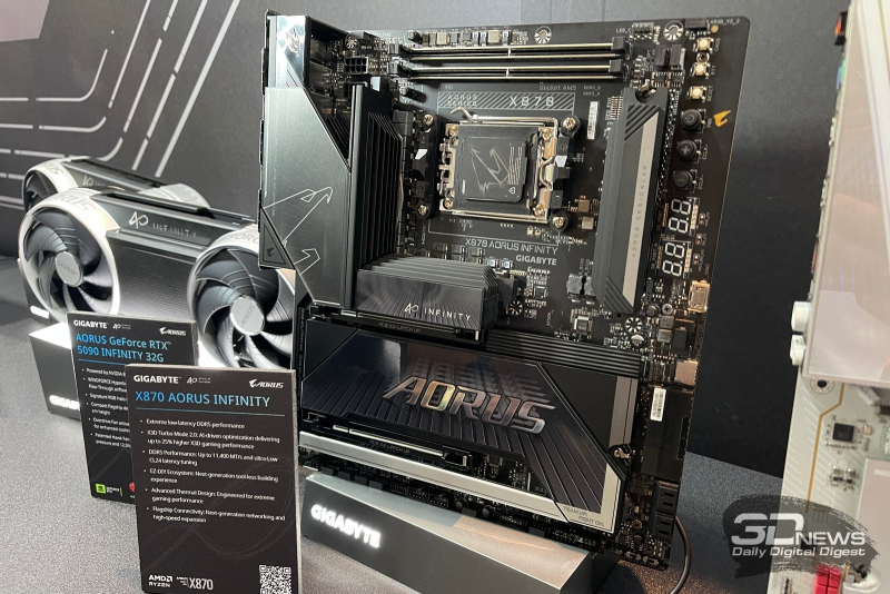 גיגאבייט השיקה את לוחות ה-X870E Aorus Infinity Next עם רדיאטורים מרופפים ייחודיים ואת X870 Aorus Infinity, שמיועדים להאצת ביצועי הזיכרון