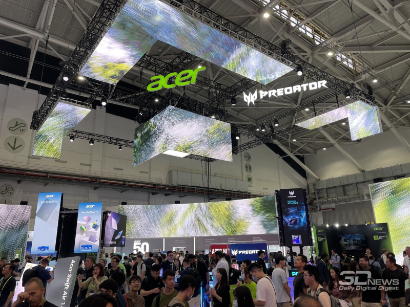 דיווח מהתערוכה של Acer ב-Computex 2026: חמש עשורים של חדשנות, משקפיים אינטיליגנטיות, קונסולות משחקים והגאדג'טים העתידיים