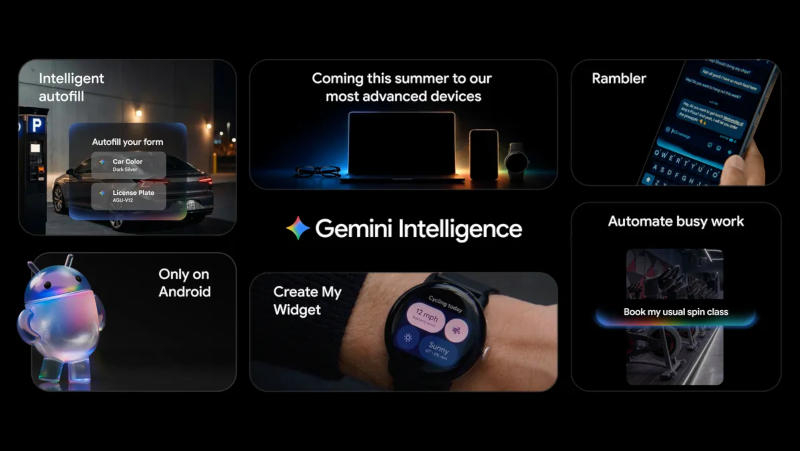 גוגל השיקה את Gemini Intelligence – שלב חדש בהתפתחות של Gemini לטלפונים ניידים מבוססי אנדרואיד