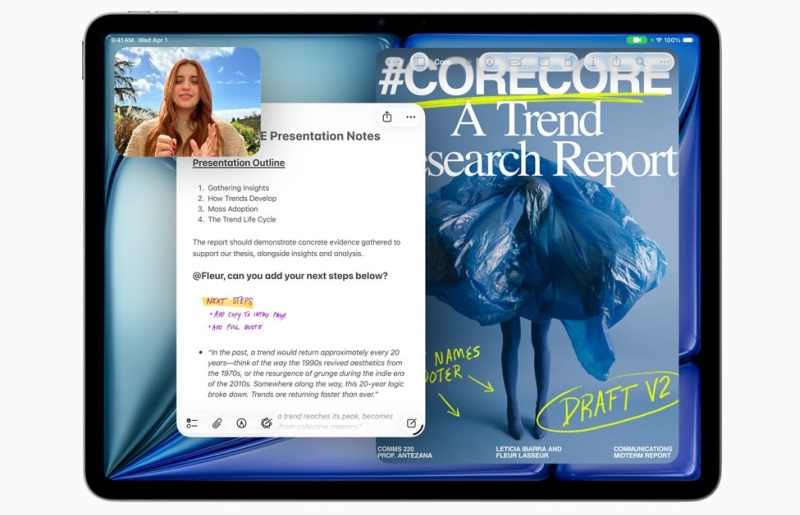 אפל שחררה את ה-iPad Air המעודכן מבוסס על שבב M4, זיכרון RAM של 12 GB ומחיר התחלה של 599 דולר