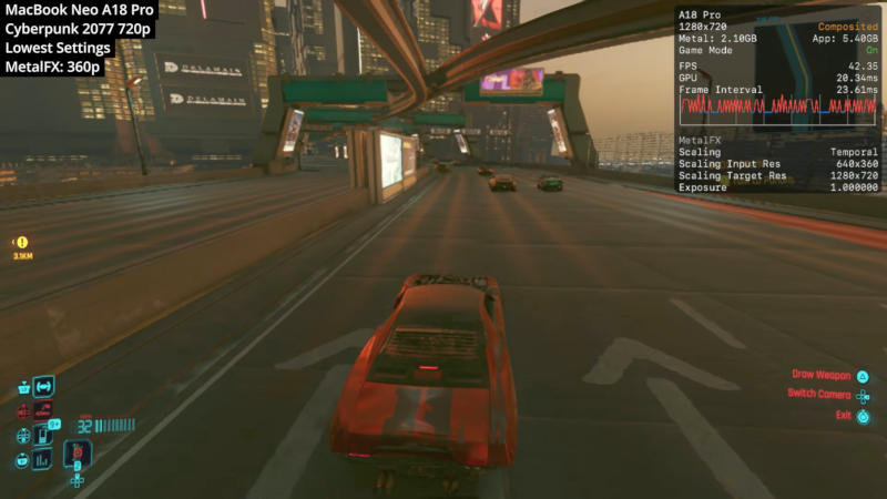 הדגימו את Apple MacBook Neo במבחני משחקים – התוצאות מעל מה שמספק