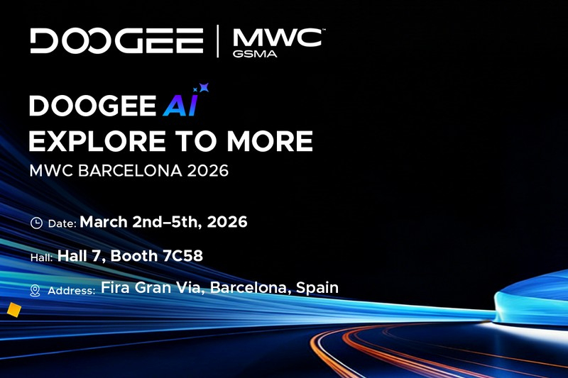 דוגי תציג ב-MWC 2026 מכשירים חכמים, סמארטפון מוגן ו-Visible AI