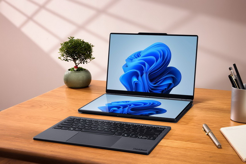 לנובו הציגה את מחשב הלפטופ המודולרי החדש ThinkBook Modular AI PC, המצויד בשני מסכים ומקלדת ניתנת להסרה.