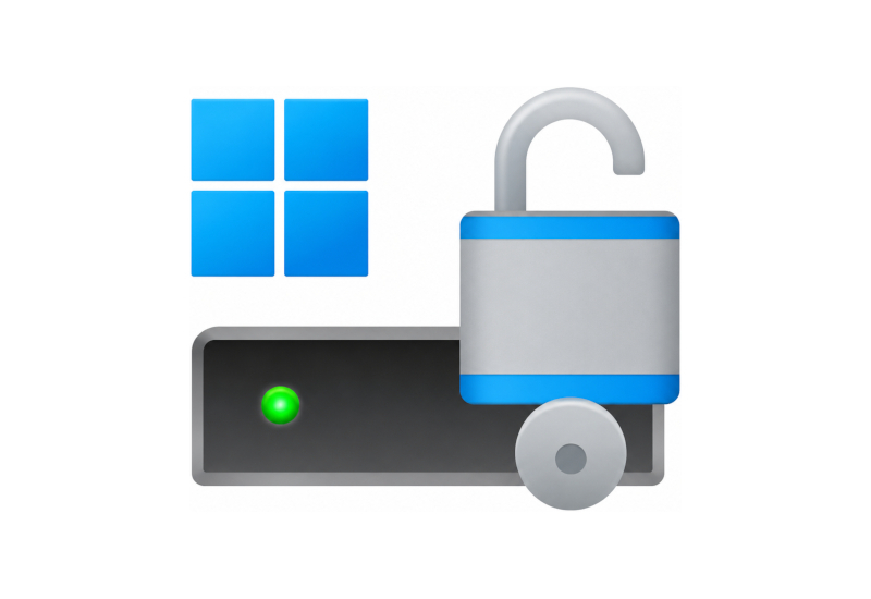פיצול של 5 דקות ל‑BitLocker גם לאחר עדכון ל‑Windows 11
