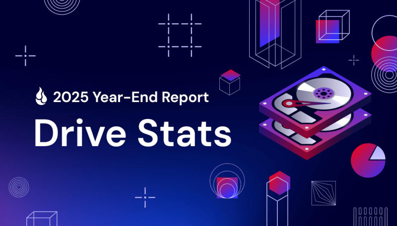 ב‑Backblaze זוהו הדיסקים הקשיחים הטובים והרעשים ביותר: שיעור כשל ממוצע בשנת 2025 ירד ל־1,36 %