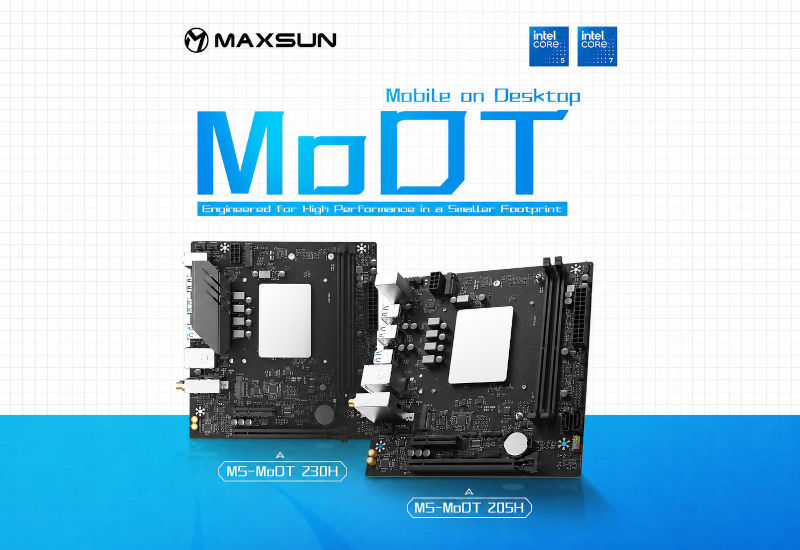 מקססאן הציגה לוחות מעודכנים של MoDT עם תוספת של Raptor Lake Core 200H מובנה.