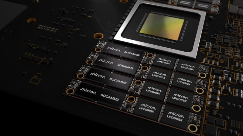 מיקרון הציגה את זיכרון ה־LPDDR‑SOCAMM2 הראשון בעולם בנפח של 256 GB, מושלם ל-AI.