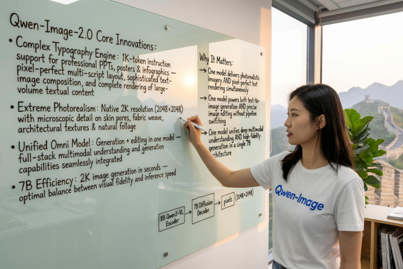 אליבאבא הציגה את המתחרה ננו בננה – מחולל תמונות חזק בשם Qwen‑Image‑2.0 מבוסס בינה מלאכותית