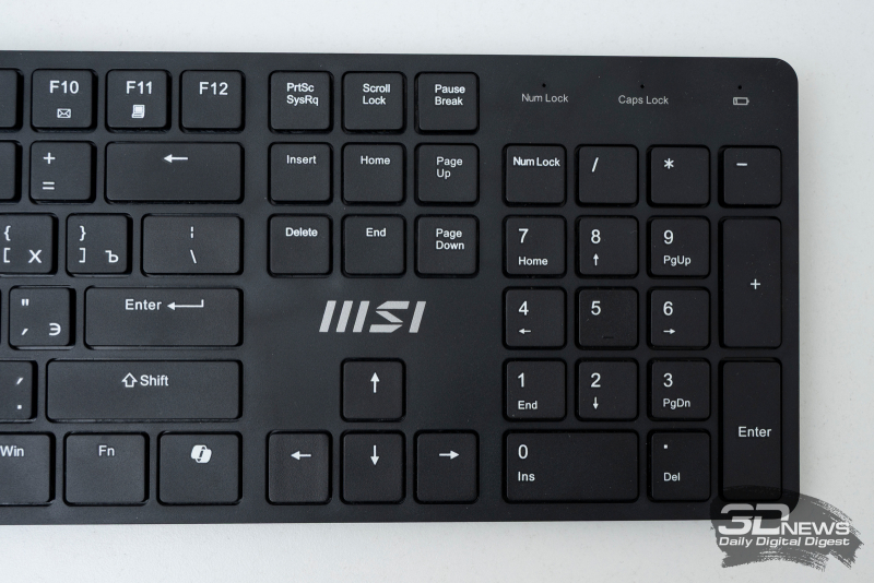 MSI FORGE K200 Wireless Combo – מקלדת ועכבר עם זמן סוללה ארוך