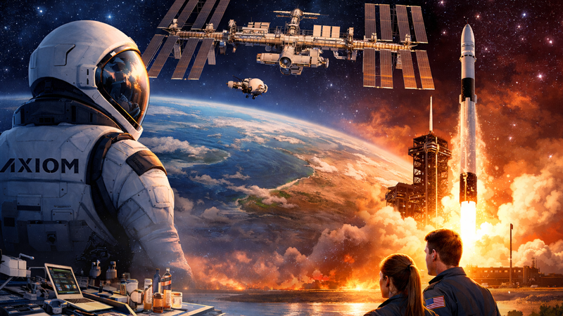 אקסיומ ונאס"א חתמו על הסכם: צוות חדש של מטיילים בחלל ישלבו במעבורת האס״ש בינואר 2027.