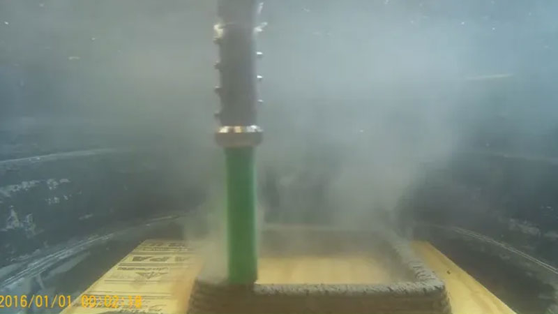 בארצות הברית פותחו מדפסת תלת‑ממדית צלילה להדפסה ישירה של בטון על הקרקע הימית